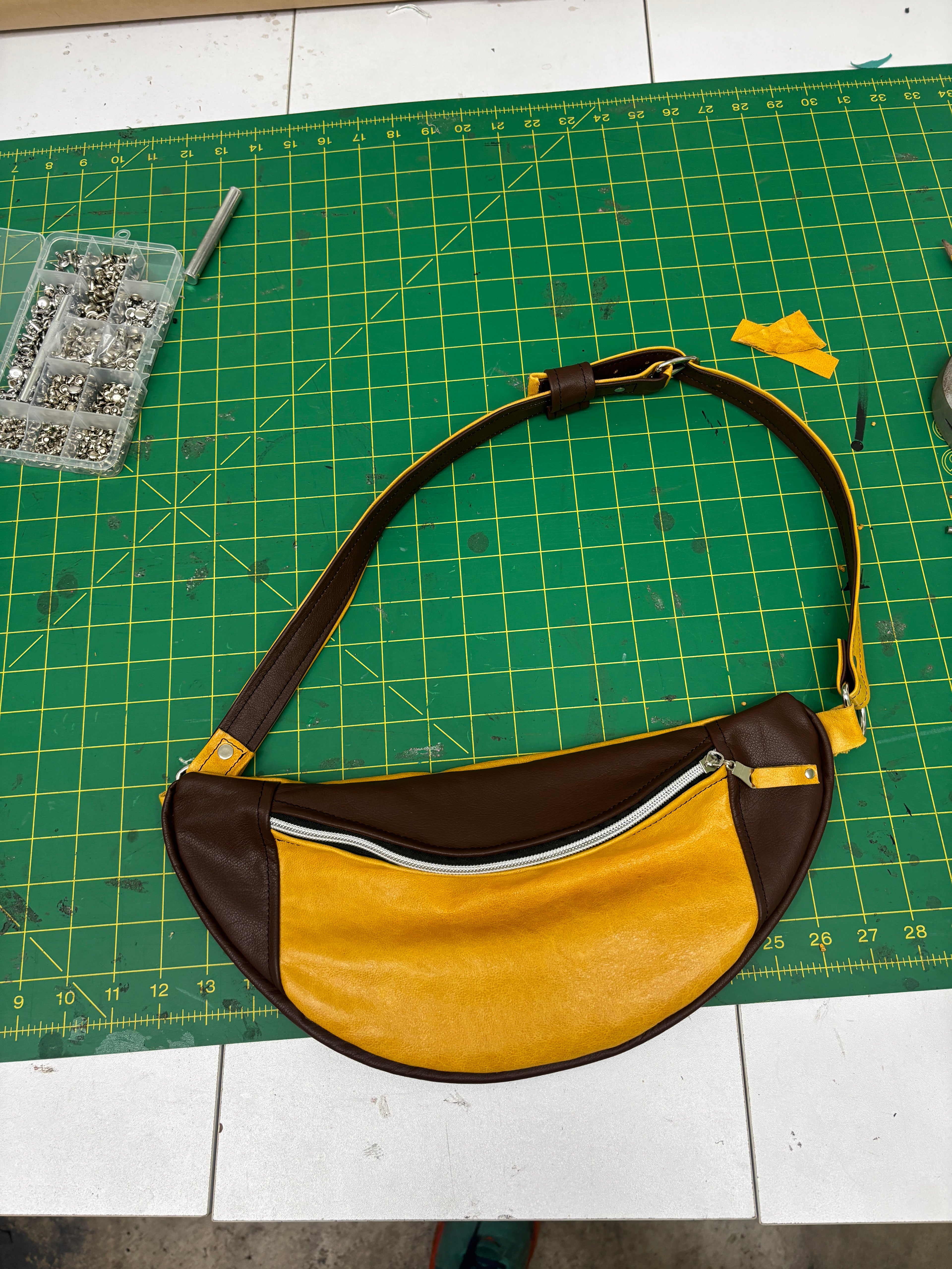 The Gag Bag in Yellow and Brown